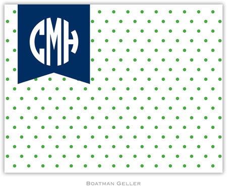 Boatman Geller Stationery - Dottie Kelly & White (Folded) Boatman Geller Stationery - Dottie Kelly & White (Folded)