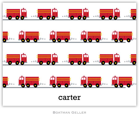 Boatman Geller Stationery - Fire Truck (Folded) Boatman Geller Stationery - Fire Truck (Folded)
