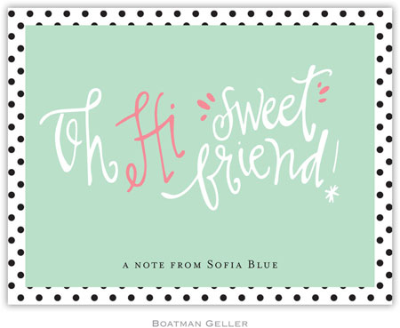 Boatman Geller Stationery - Sweet Friend (Folded) Boatman Geller Stationery - Sweet Friend (Folded)