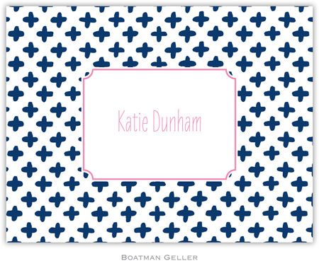 Boatman Geller Stationery - Flo Navy (Folded) Boatman Geller Stationery - Flo Navy (Folded)