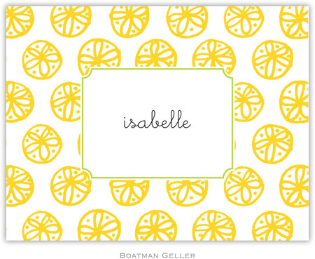 Boatman Geller Stationery - Summer Yellow (Folded)