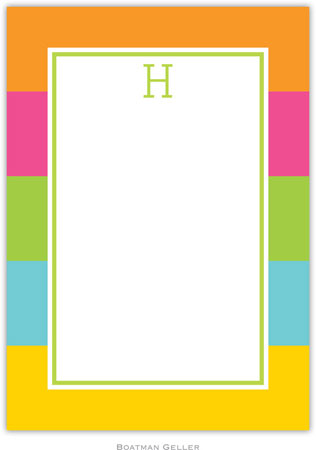 Boatman Geller Stationery - Bold Stripe (Flat) Boatman Geller Stationery - Bold Stripe (Flat)