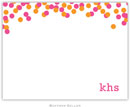 Boatman Geller Stationery - Confetti Pink & Orange (Flat)