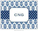 Boatman Geller Stationery - Beti Navy (Folded)