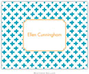 Boatman Geller Stationery - Flo Turquoise (Folded)