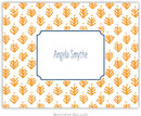 Boatman Geller Stationery - Sprig Orange (Folded)