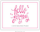 Boatman Geller Stationery - Hello Gorgeous - Custom (Folded)