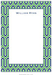 Boatman Geller Stationery - Blaine Navy & Kelly (Flat)