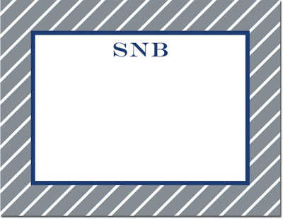 Boatman Geller - Create-Your-Own Personalized Stationery (Kent Stripe - Sm. Flat Card) Boatman Geller - Create-Your-Own Personalized Stationery (Kent Stripe - Sm. Flat Card)