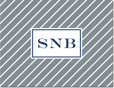 Boatman Geller - Create-Your-Own Personalized Stationery (Kent Stripe - Folded Note) Boatman Geller - Create-Your-Own Personalized Stationery (Kent Stripe - Folded Note)