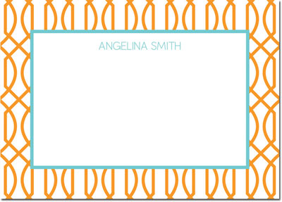 Boatman Geller - Create-Your-Own Personalized Stationery (Trellis Reverse - Lg. Flat Card) Boatman Geller - Create-Your-Own Personalized Stationery (Trellis Reverse - Lg. Flat Card)