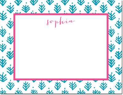 Boatman Geller - Create-Your-Own Personalized Stationery (Sprig - Sm. Flat Card)