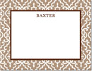 Boatman Geller - Create-Your-Own Personalized Stationery (Wrought Iron - Sm. Flat Card)