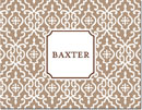 Boatman Geller - Create-Your-Own Personalized Stationery (Wrought Iron - Folded Note)