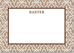 Boatman Geller - Create-Your-Own Personalized Stationery (Wrought Iron - Lg. Flat Card)