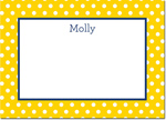 Boatman Geller - Create-Your-Own Personalized Stationery (Polka Dot - Lg. Flat Card)