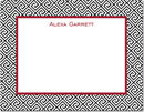 Boatman Geller - Create-Your-Own Personalized Stationery (Greek Key - Sm. Flat Card)
