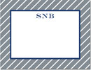 Boatman Geller - Create-Your-Own Personalized Stationery (Kent Stripe - Sm. Flat Card)