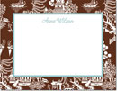 Boatman Geller - Create-Your-Own Personalized Stationery (Chinoiserie - Sm. Flat Card)