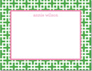 Boatman Geller - Create-Your-Own Personalized Stationery (Lattice - Sm. Flat Card)