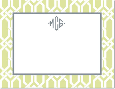 Stationery/Thank You Notes by Boatman Geller - Arden Spring Green Stationery/Thank You Notes by Boatman Geller - Arden Spring Green
