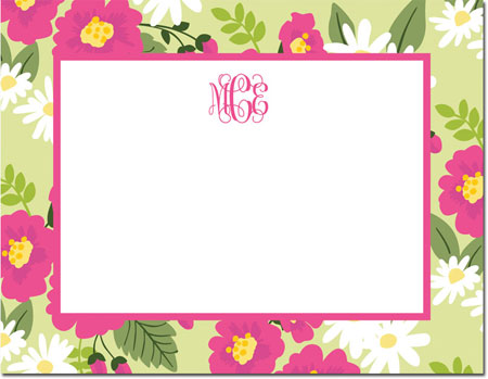 Stationery/Thank You Notes by Boatman Geller - Lillian Floral Bright Stationery/Thank You Notes by Boatman Geller - Lillian Floral Bright
