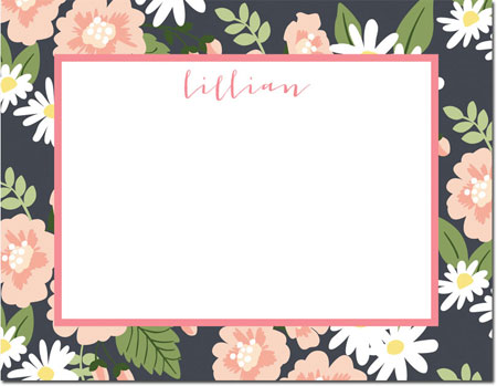 Stationery/Thank You Notes by Boatman Geller - Lillian Floral Stationery/Thank You Notes by Boatman Geller - Lillian Floral