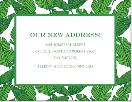 Stationery/Thank You Notes by Boatman Geller - Banana Leaf Stationery/Thank You Notes by Boatman Geller - Banana Leaf