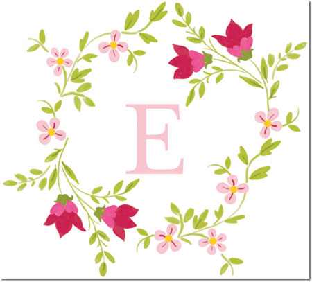 Boatman Geller Stationery/Thank You Notes - Camryn Floral Wreath Boatman Geller Stationery/Thank You Notes - Camryn Floral Wreath