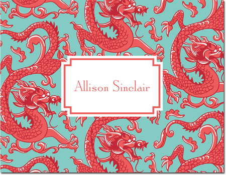 Boatman Geller Stationery/Thank You Notes - Imperial Coral Boatman Geller Stationery/Thank You Notes - Imperial Coral
