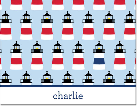 Boatman Geller Stationery/Thank You Notes - Lighthouse Boatman Geller Stationery/Thank You Notes - Lighthouse