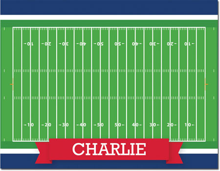 boatman geller stationery thank you notes football field more football thank you notes