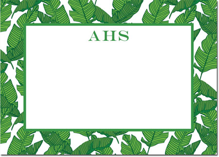 Boatman Geller Stationery/Thank You Notes - Banana Leaf Boatman Geller Stationery/Thank You Notes - Banana Leaf