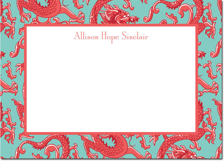 Boatman Geller Stationery/Thank You Notes - Imperial Coral Boatman Geller Stationery/Thank You Notes - Imperial Coral