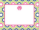 Stationery/Thank You Notes by Boatman Geller - Maggie Lime and Navy