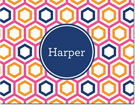 Boatman Geller Stationery/Thank You Notes - Maggie Raspberry and Tangerine