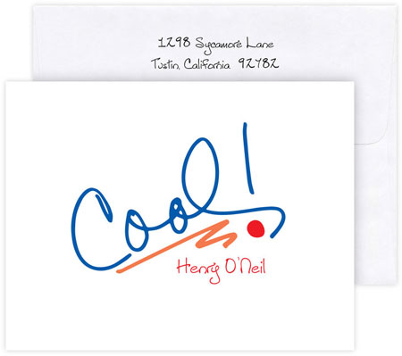 Boatman Geller Stationery/Thank You Notes - Cool Boatman Geller Stationery/Thank You Notes - Cool