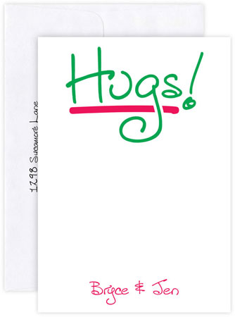 Boatman Geller Stationery/Thank You Notes - Hugs Boatman Geller Stationery/Thank You Notes - Hugs