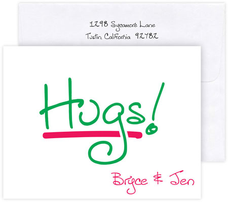 Boatman Geller Stationery/Thank You Notes - Hugs Boatman Geller Stationery/Thank You Notes - Hugs