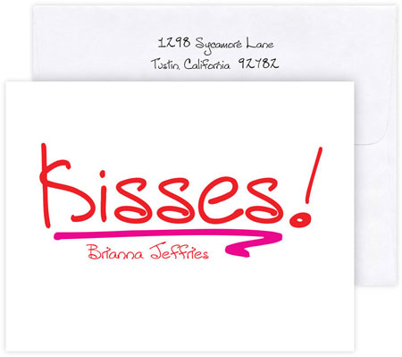 Boatman Geller Stationery/Thank You Notes - Kisses