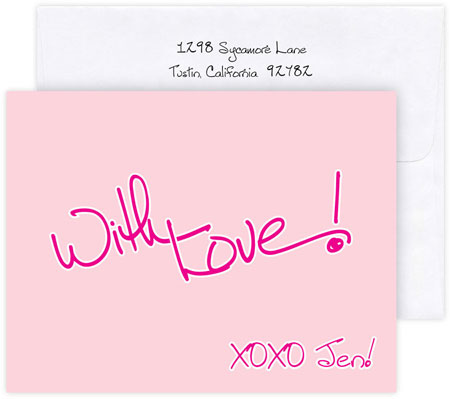 Boatman Geller Stationery/Thank You Notes - With Love Boatman Geller Stationery/Thank You Notes - With Love