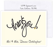 Boatman Geller Stationery/Thank You Notes - Thank You Cream