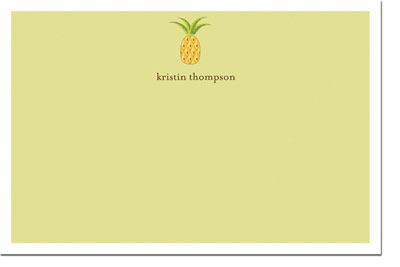 Boatman Geller Stationery - Pineapple