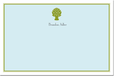 Boatman Geller Stationery - Artichoke