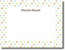 Boatman Geller Stationery - Blue Multi Confetti