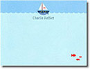 Boatman Geller Stationery - Sailboat