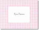 Boatman Geller Stationery - Pink Houndstooth