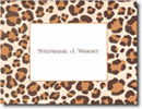 Boatman Geller Stationery - Brown Leopard