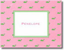 Boatman Geller Stationery - Pink Whale