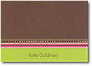 Boatman Geller Stationery - Brown Grosgrain